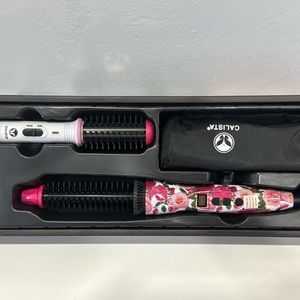 Calista perfecter Pro Heated Round Brush with GoGo Mini  brush(Rose whit…